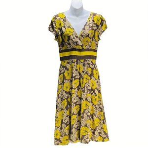 BODEN Dress Floral Print Business Casual Women's Size 6 US